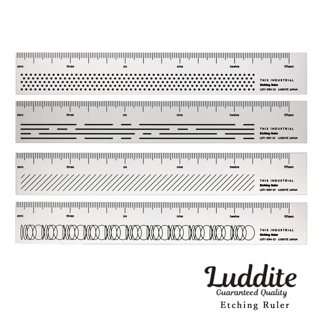 Luddite（ラダイト）定規 THIS INDUSTRIAL Etching Ruler 15cm