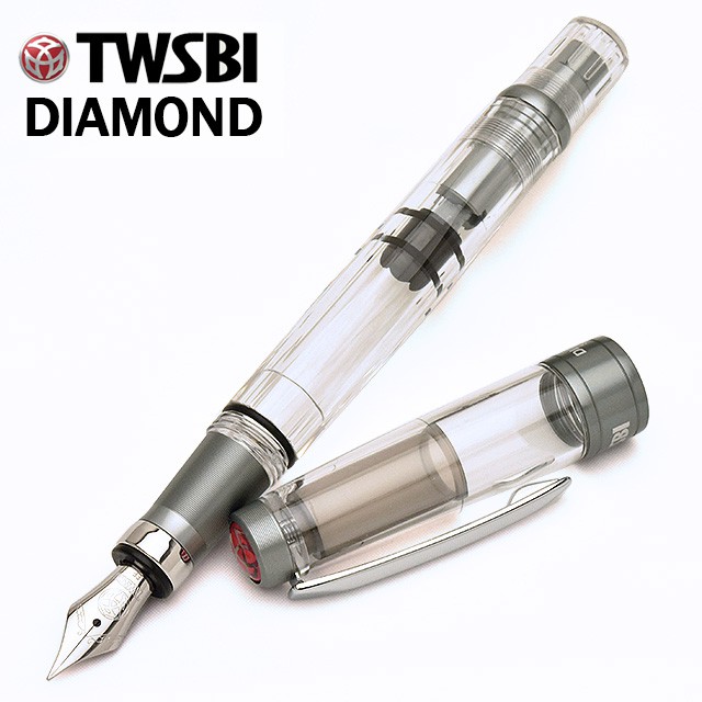 TWSBI（ツイスビー） 万年筆 ダイヤモンド 580AL R ニッケルグレイ M74470