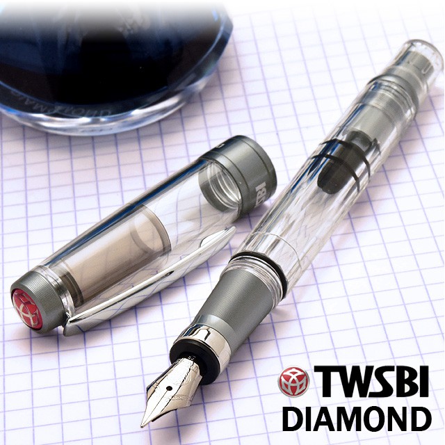 TWSBI（ツイスビー） 万年筆 ダイヤモンド 580AL R ニッケルグレイ M74470