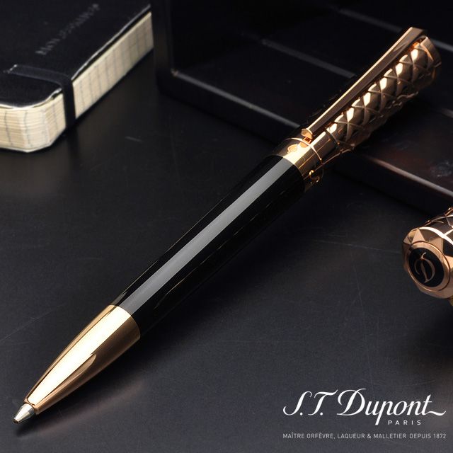 S.T.Dupont エス・テー・デュポン ボールペン リベルテ ブラック ...