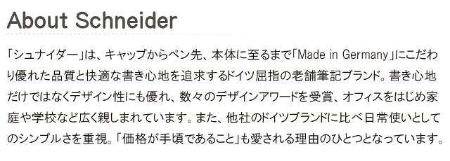 シュナイダーについて