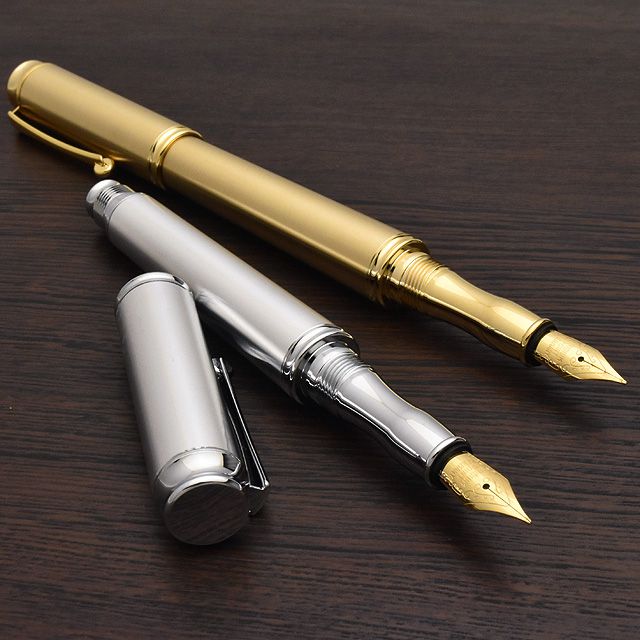 花井メディック 竹内靖貴 万年筆 メタルペン ゴールド 真鍮 | 世界の 