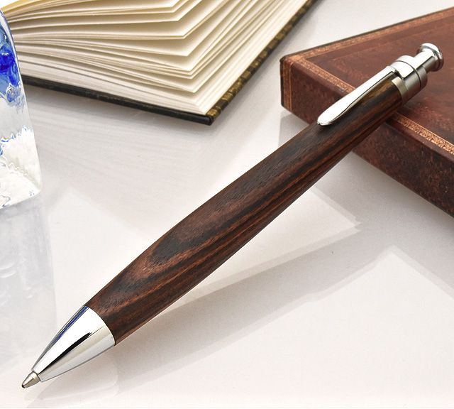 工房 楔 ボールペン ルーチェペン キングウッド | 世界の筆記具ペンハウス
