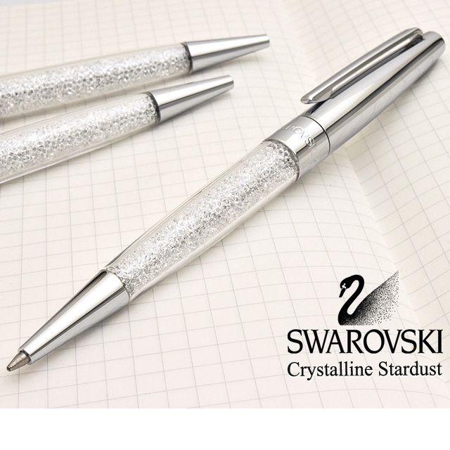 SWAROVSKI（スワロフスキー） ボールペン Crystalline スターダスト クリップ付き クローム 5296358
