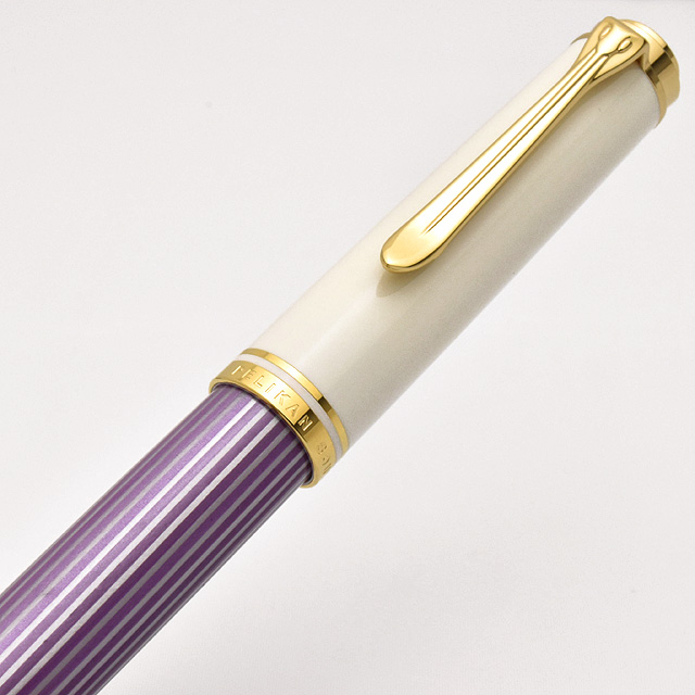 Pelikan ペリカン 万年筆 特別生産品 スーベレーン600 万年筆 バイオレット/ホワイト M600 | 世界の筆記具ペンハウス