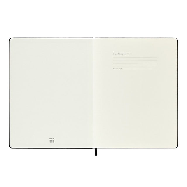 MOLESKINE（モレスキン）2024年7月はじまり ウィークリーダイアリー ハードカバー Ｘラージサイズ ブラック DHB18WN4Y25