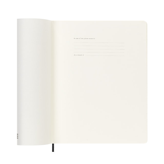 MOLESKINE（モレスキン）2025年7月はじまり ウィークリーダイアリー ソフトカバー Ｘラージサイズ ブラック DSB18WN4Y26