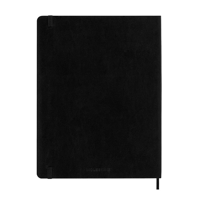 MOLESKINE（モレスキン）2025年7月はじまり ウィークリーダイアリー ソフトカバー Ｘラージサイズ ブラック DSB18WN4Y26