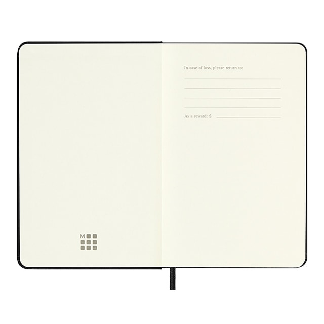 MOLESKINE（モレスキン）2024年7月はじまり ホリゾンタルダイアリー ハードカバー ポケットサイズ ブラック DHB18WH2Y25