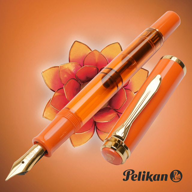 Pelikan（ペリカン）特別生産品 万年筆 クラシック M200 オレンジデライト