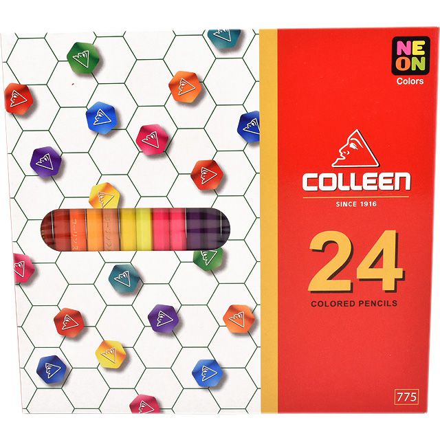 COLLEEN（コーリン色鉛筆） 775六角 24色紙箱入り色鉛筆 775-24
