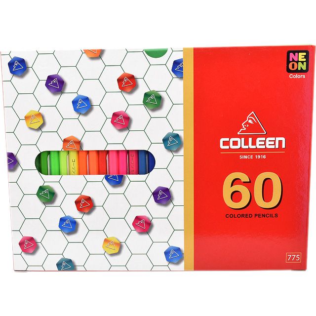 COLLEEN コーリン色鉛筆 775六角 60色紙箱入り色鉛筆 775-60 | 世界の ...