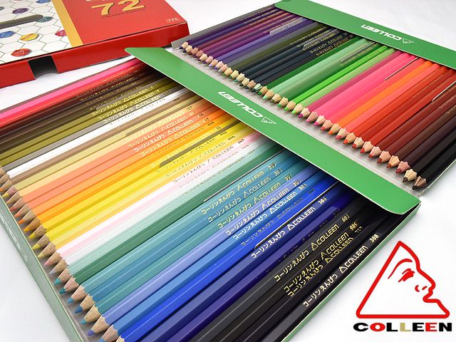 COLLEEN コーリン色鉛筆 775六角 72色紙箱入り色鉛筆 775-72 | 世界の ...