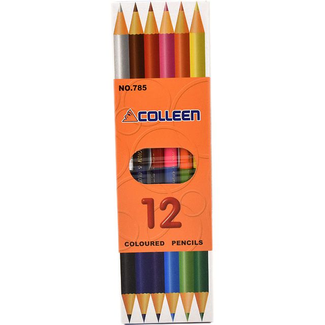 COLLEEN（コーリン色鉛筆） 785丸 6本12色紙箱入り色鉛筆 785-6/12