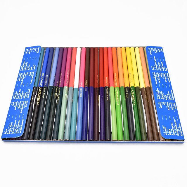 COLLEEN 色鉛筆 双頭式色鉛筆 785丸 30本60色紙箱入り色鉛筆 785-30/60 