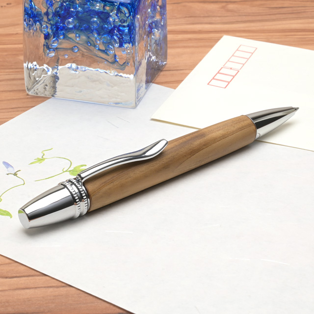 工房 AKIRA 木軸 ボールペン パトリオットスリム ジェットストリーム