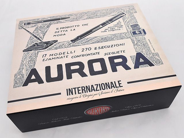 アウロラ 万年筆 限定品 セリエ・インテルナツィオナーレ ネッラ 19A-N