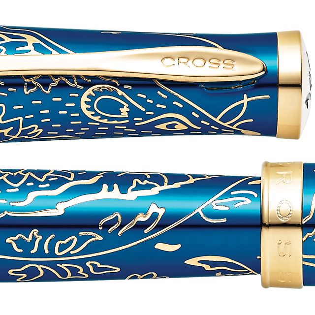 Cross クロス 万年筆 ソバージュ イヤー オブ ザ ラット 万年筆 トランスルーセントブルーラッカー At0316 23 世界の筆記具ペンハウス