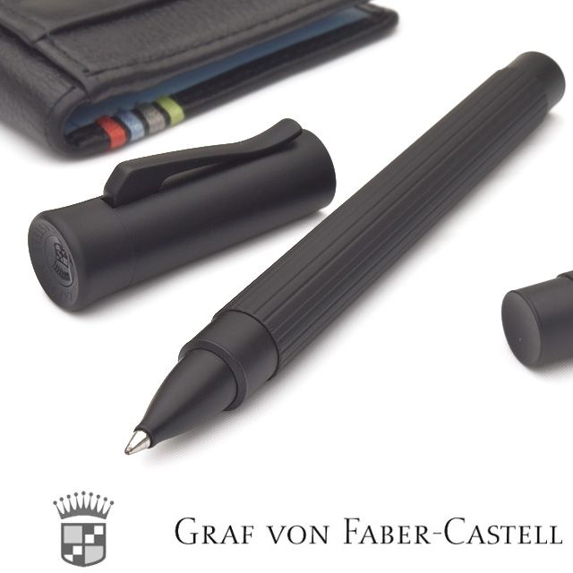 Graf Von Faber Castell ファーバーカステル ローラーボール タミシオ ブラックエディション 世界の筆記具ペンハウス