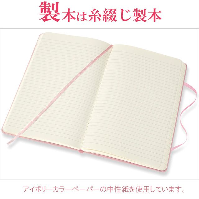 製本は糸綴じ製本。アイボリーカラーペーパーの中性紙を使用しています。