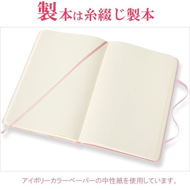 製本は糸綴じ製本。アイボリーカラーペーパーの中性紙を使用しています。