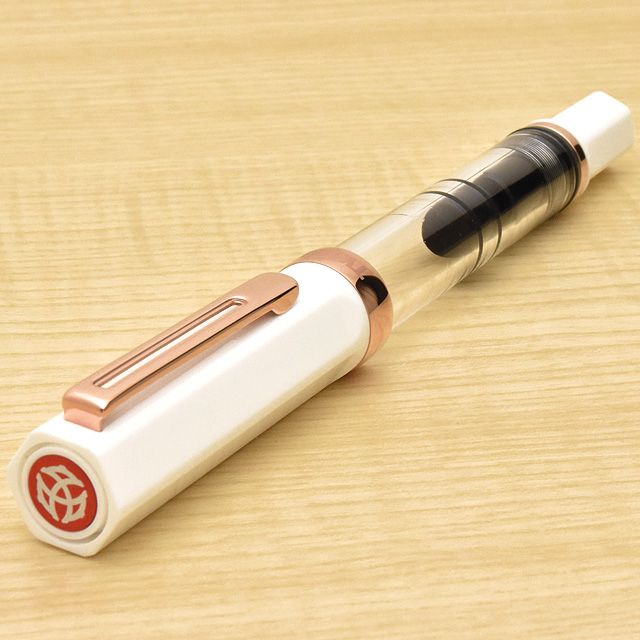 TWSBI（ツイスビー） 万年筆 ECO（エコ） ホワイト ローズゴールド M74477