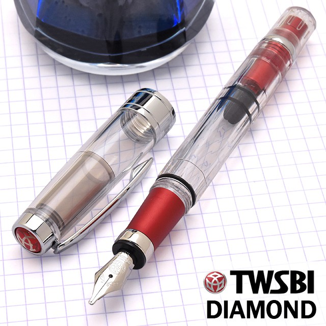 TWSBI(ツイスビー) 万年筆 ダイヤモンド 580AL ローズ スタブ M7446450