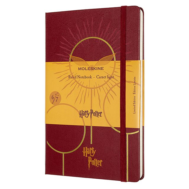 MOLESKINE（モレスキン） ノートブック 限定版 ハリーポッター レッド ラージサイズ 横罫 LEHP02QP060F 5182242