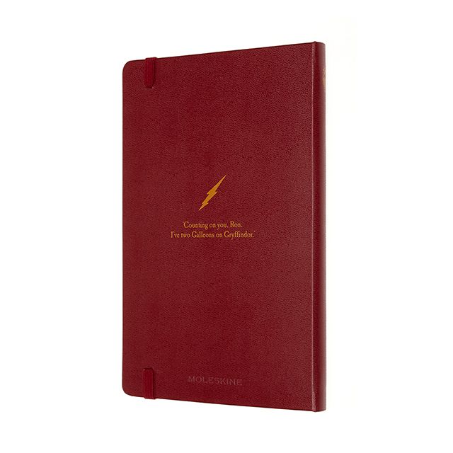 MOLESKINE（モレスキン） ノートブック 限定版 ハリーポッター レッド ラージサイズ 横罫 LEHP02QP060F 5182242