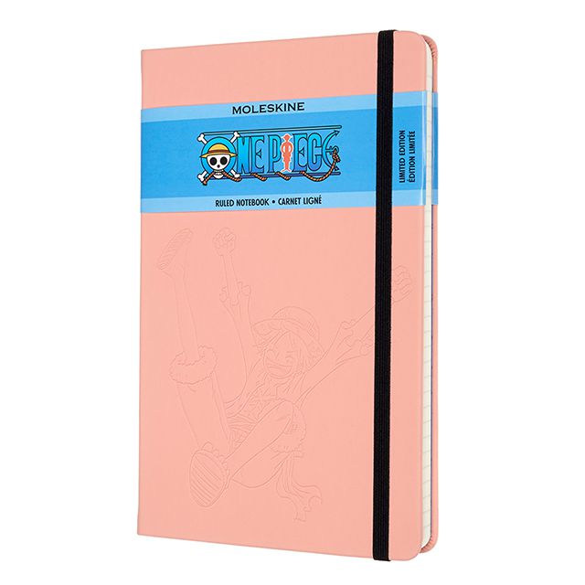 MOLESKINE（モレスキン） ノートブック 限定版 ワンピース ピンク ラージサイズ 横罫 LEOPQP060A 5182296