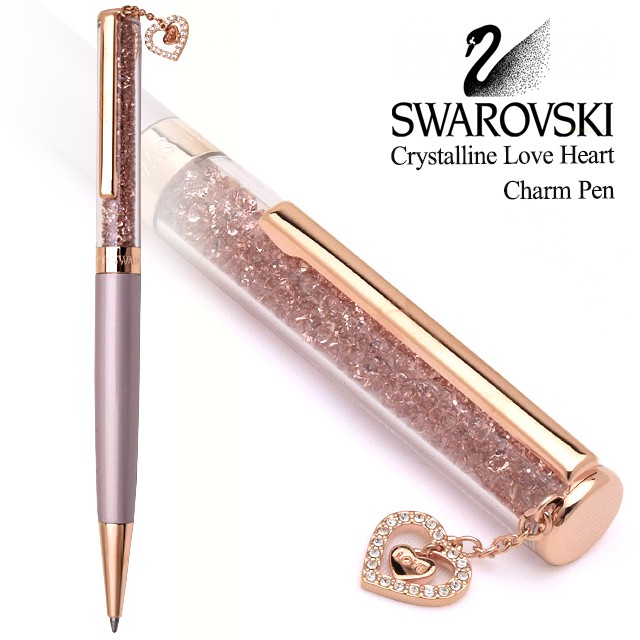 SWAROVSKI（スワロフスキー） ボールペン Crystalline チャームペン ラブ ハート（Love Heart） 5527536