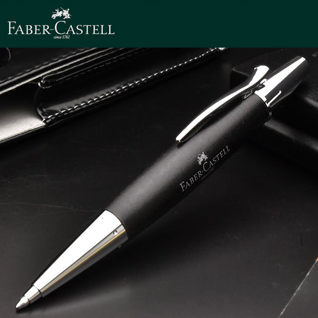 FABER-CASTELL（ファーバーカステル）限定品 ボールペン 新学期セット2025 エモーション ウッド&クローム 梨の木 ブラック 148383