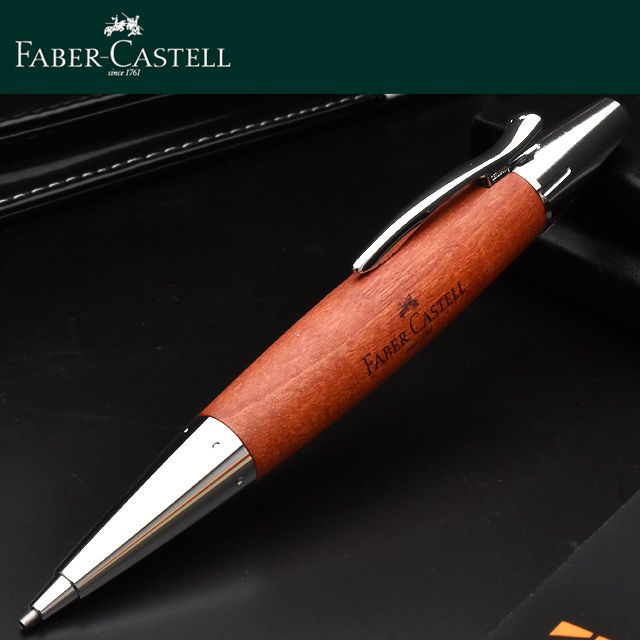 FABER-CASTELL ファーバーカステル ペンシル 筆記具 エモーション ウッドクローム 梨の木 ブラウン | 世界の筆記具ペンハウス