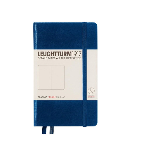 LEUCHTTURM1917（ロイヒトトゥルム） ノート A6 無地 ネイビー 342920