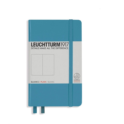 LEUCHTTURM1917（ロイヒトトゥルム）  ノート  A6 無地 ノルディクブルー 354582