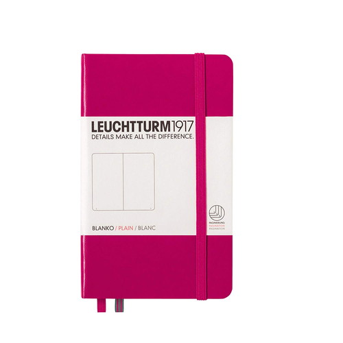 LEUCHTTURM1917（ロイヒトトゥルム）  ノート  A6 無地 ベリー 344806