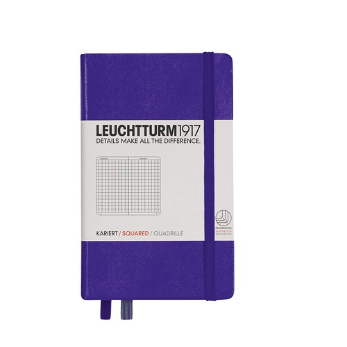 LEUCHTTURM1917（ロイヒトトゥルム） ノート A6 方眼 パープル 346682