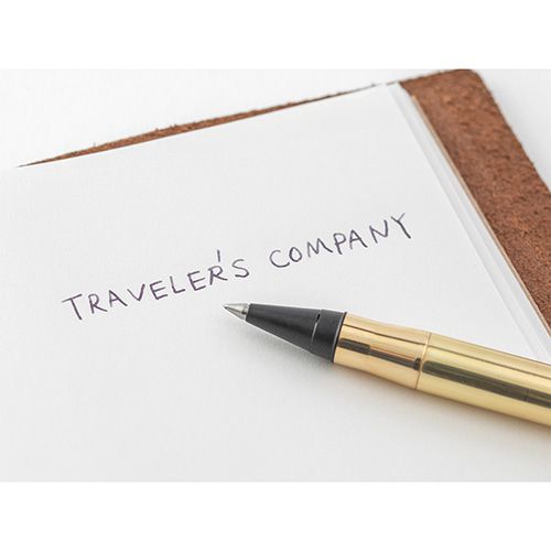 TRAVELER'S COMPANY（トラベラーズカンパニー） 限定品 ブラスプロダクト ローラボール  0.5mm ファクトリーグリーン 36729006