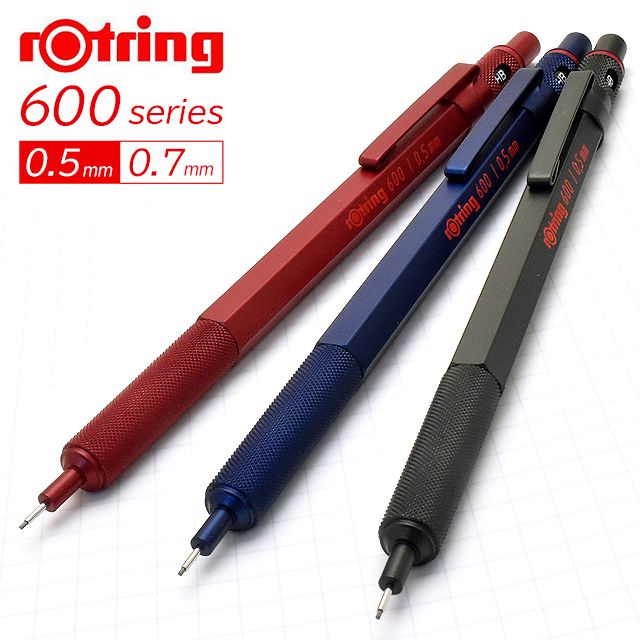 rOtring（ロットリング） ペンシル ロットリング600シリーズ 製図用シャープペンシル 全3色