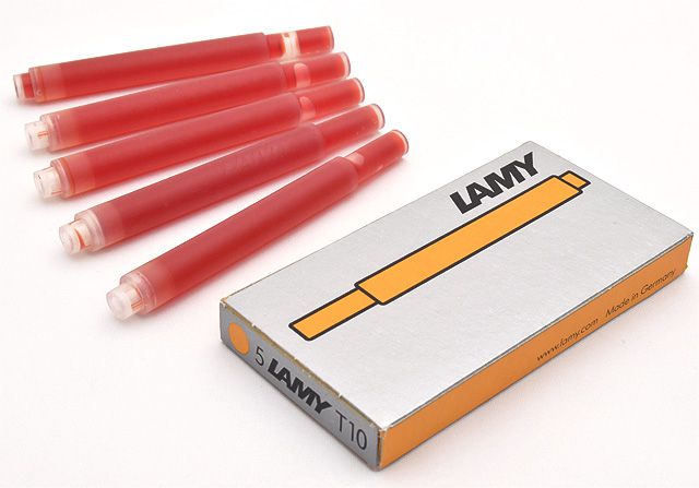 LAMY（ラミー）カートリッジインク 2020年限定カラー マンゴー 5本入り LT10MG