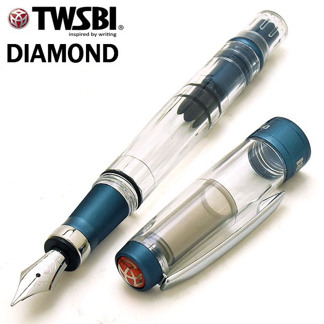  TWSBI Diamond 580AL Silver Fountain Pen nib F