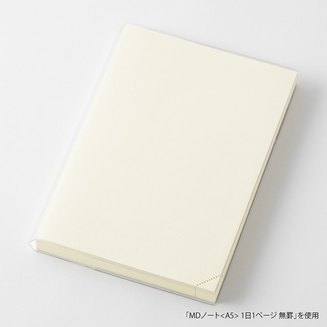 MIDORI ミドリ MDノートカバー 透明 A5 1日1ページ用 35662006 | ペン