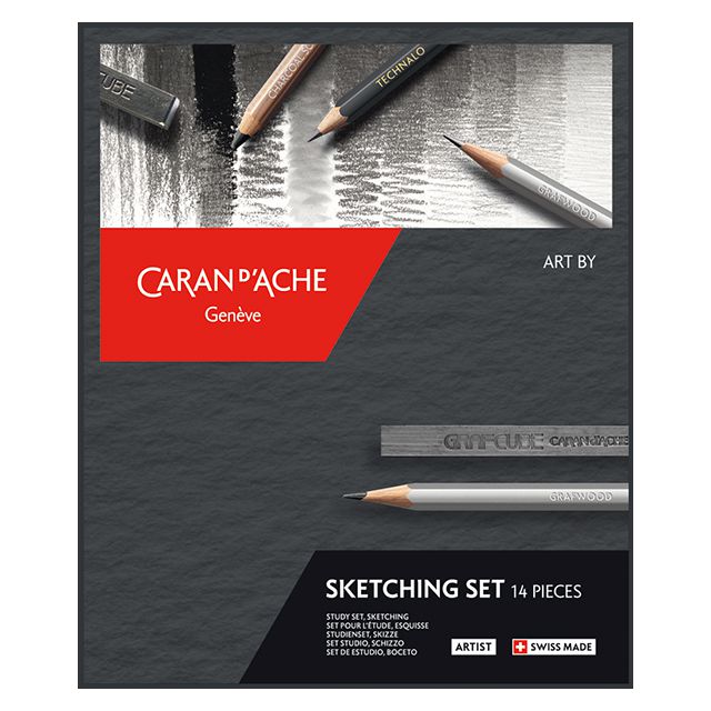 CARAN D'ACHE（カランダッシュ） ドローイングセット アートバイCARAN D'ACHE（カランダッシュ） スケッチングセット 0776-714