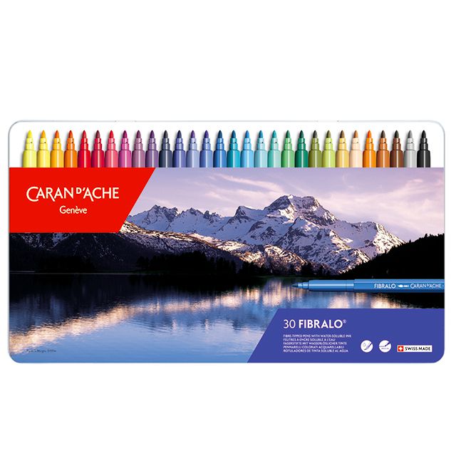 CARAN D'ACHE（カランダッシュ） フェルトペン フィブラロ 30色セット 0185-330