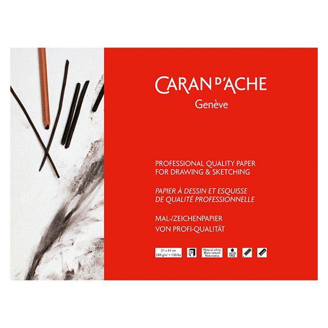 CARAN D'ACHE（カランダッシュ） ドローイングパッド ドローイング&スケッチ用ペーパー 0454-008