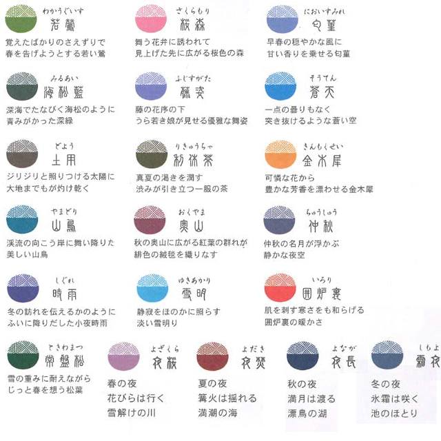 SAILOR セーラー万年筆 四季織 万年筆用カートリッジインク 8本入り