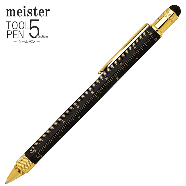 meister（マイスター） ボールペン ツールペン UB-HLTF26B-WG ブラックゴールド