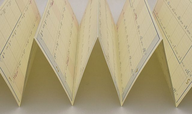 あたぼうステーショナリー じゃばら型システム手帳リフィルカレンダー 2021年版 じゃばらんだ A5 スリム 2021