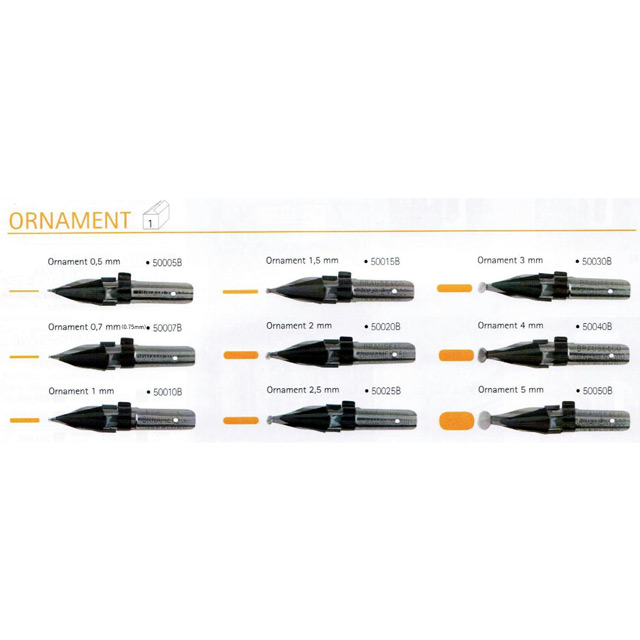 Brauze（ブラウゼ） ペン先 オーナメンタルニブ
