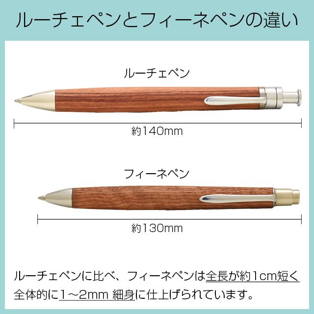 工房 楔 ボールペン フィーネペン 花梨ちぢみ杢